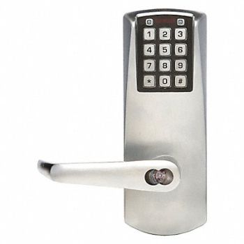 KABA Electronic Lock Satin Chrome 12 Button, 1NEZ7