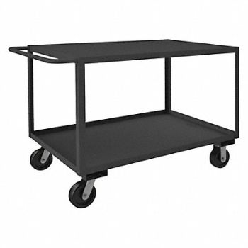 GRAINGER APPROVED Utility Cart 3 000 lb Steel, 1NFB3
