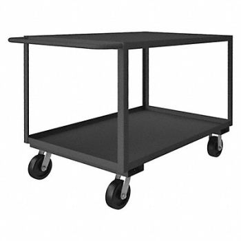 GRAINGER APPROVED Utility Cart 3 000 lb Steel, 1NFB5