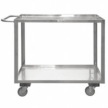GRAINGER APPROVED Metal Shelf Cart 1 200 lb SS, 1NFD9