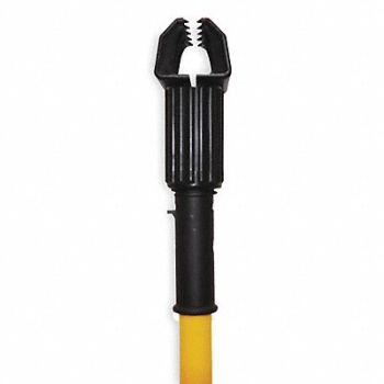 TOUGH GUY Wet Mop Handle 60 in L Yellow, 1NFF4