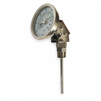 GRAINGER APPROVED Bimetal Thermom 5 In Dial -20 to 120F, 1NGC9