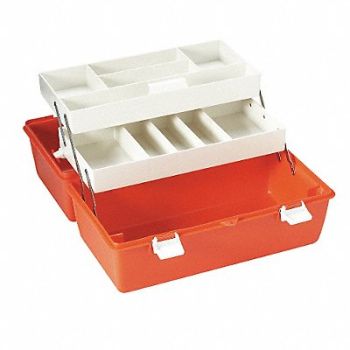FLAMBEAU First Aid Storage Case W 11 1/2 2 Trays, 1NTJ2