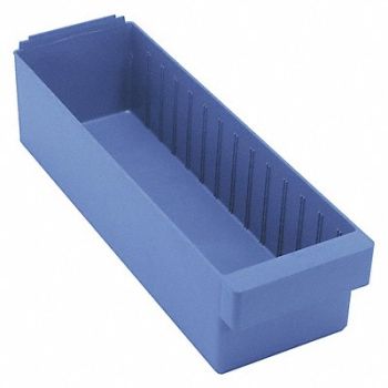 QUANTUM STORAGE SYSTEMS F1578 Drawer Bin Blue HIPS 4 5/8 in, 1NTT5