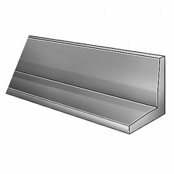 GRAINGER APPROVED Angle PVC T1 5ftL 0.0625 T 1/2 x1/2 Leg, 1NTX9