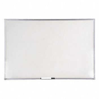 GRAINGER APPROVED Dry Erase Board 72 W Silver, 1NUR2
