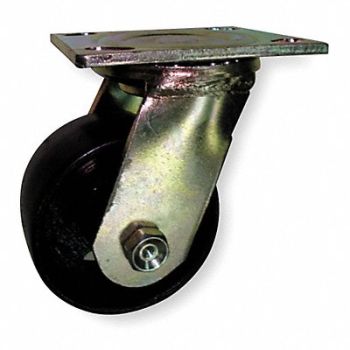 GRAINGER APPROVED Standard Plate Caster Swivel 1200 lb., 1NVC9
