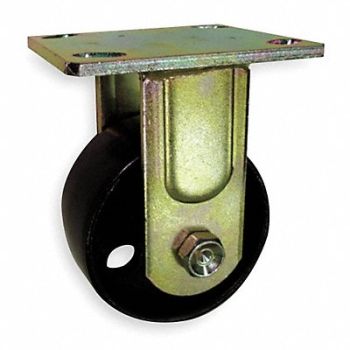 GRAINGER APPROVED Standard Plate Caster Rigid 1000 lb., 1NVC2