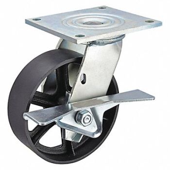 GRAINGER APPROVED Standard Plate Caster Swivel 1200 lb., 1NVH8