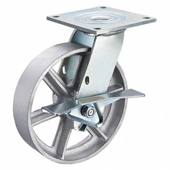 GRAINGER APPROVED Standard Plate Caster Swivel 1200 lb., 1NVJ2