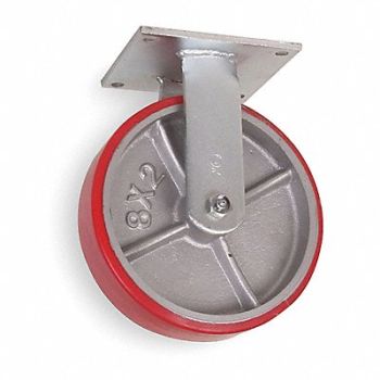 GRAINGER APPROVED Standard Plate Caster Rigid 1200 lb., 1NVN6