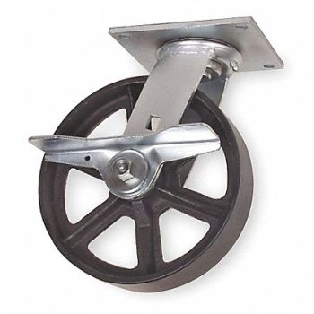 GRAINGER APPROVED Standard Plate Caster Swivel 1200 lb., 1NVR2