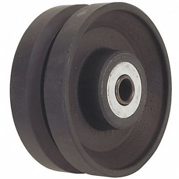 GRAINGER APPROVED V-Groove Track Wheel 6 Wheel Dia, 1NWC1