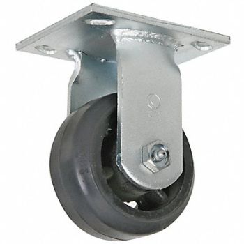 GRAINGER APPROVED Standard Plate Caster Rigid 410 lb., 1NWJ5
