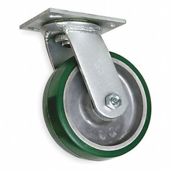 GRAINGER APPROVED Standard Plate Caster Swivel 700 lb., 1NWK1
