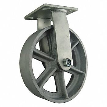 GRAINGER APPROVED Standard Plate Caster Rigid 1250 lb., 1NWL7