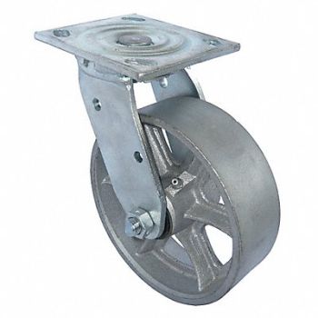 GRAINGER APPROVED Standard Plate Caster Swivel 1250 lb., 1NWL8