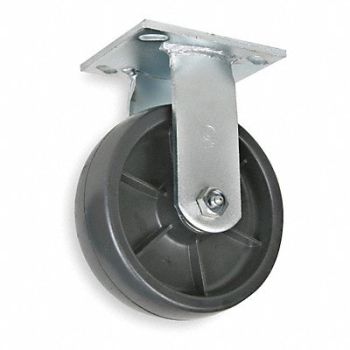 GRAINGER APPROVED Standard Plate Caster Rigid 1200 lb., 1NWN6