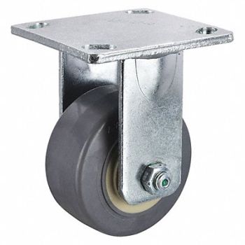 GRAINGER APPROVED Standard Plate Caster Rigid 300 lb., 1NWP9