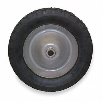 GRAINGER APPROVED Semipneumatic Wheel 8 60 lb., 1NXA5