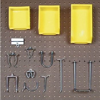 TRITON PRODUCTS Pgbrd Hook/Bin Asmt 6 3/4x13 1/8x11.25in, 1NYH1