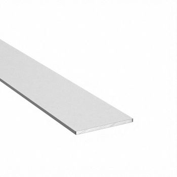 GRAINGER APPROVED Flat Bar Stock Aluminum 4 in Over. W, 1NZE5
