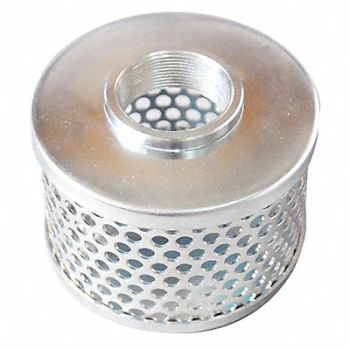 DAYTON Suction Strainer 3 FNPT Side Round, 1P812