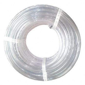 GRAINGER APPROVED Tubing 5/16 I.D. 100 ft Clear Flexible, 1PBK3