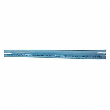 GRAINGER APPROVED Tubing 5 IDx8mm OD 100 Ft Clear Blue, 1PBR8