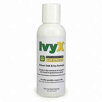 GRAINGER APPROVED Poison Ivy Cleanser Lotion Bottle, 483T65