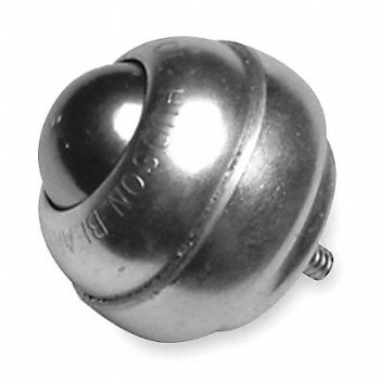 ASHLAND CONVEYOR Ball Transfer Threaded Stud 1 Ball Dia., 3MY68
