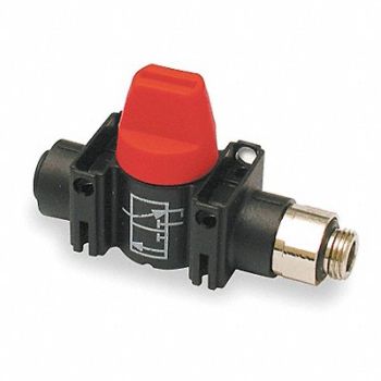 LEGRIS Vented Mini Ball Valve MNPT 3/8 in, 1PGB7