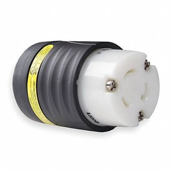 LEGRAND Connector 125VAC 20A L5-20R 2P 3W, 1PGL8