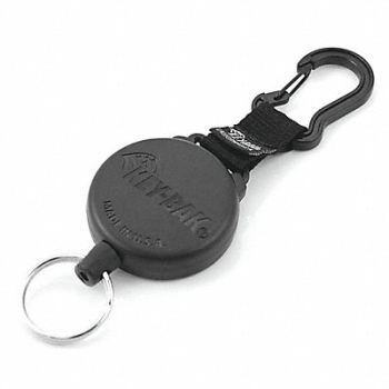 KEY-BAK Key Reel 48 In Kevlar(R) Cord Carabineer, 1PGP9