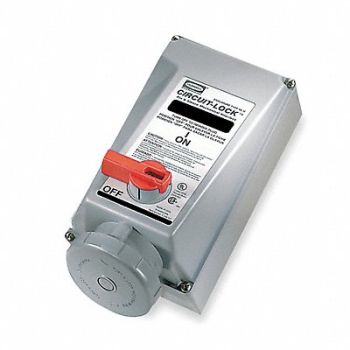 HUBBELL Mch Intrlk Device 3P4W 60 A 600V AC 40hp, 6C581