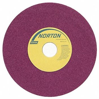 NORTON Grinding Wheel T1 7x1/2x1.25 AO 46G PK5, 1PMZ4