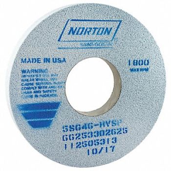 NORTON Grinding Wheel T1 14x1-1/2x5 CA 46G Blue, 1PNH3