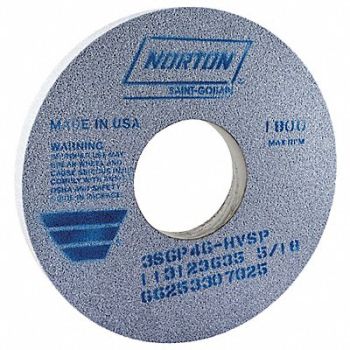 NORTON Grinding Wheel T1 14x1-1/2x5 CA 46G Sft, 1PNH6