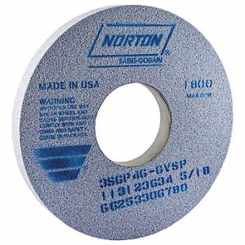NORTON Grinding Wheel T1 14x1-1/2x5 CA 46G Sft, 1PNH7