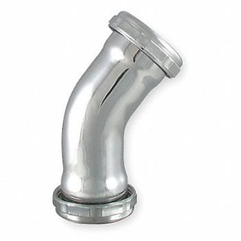 GRAINGER APPROVED Elbow 45 Deg Pipe Dia 1 1/2 Or 1 1/4 In, 1PNU2