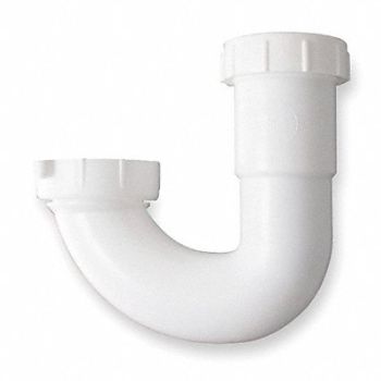 GRAINGER APPROVED J Bend Plastic Pipe 1 1/2 In, 1PNX1
