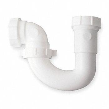 GRAINGER APPROVED J Bend Plastic Pipe 1 1/2 Or 1 1/4 In, 1PNX3