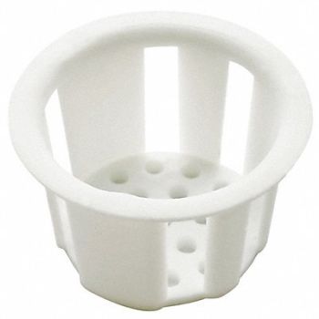 GRAINGER APPROVED DrainStrainer D1 Plastic White, 1PPG1