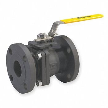 GRAINGER APPROVED CS Ball Valve Inline Flanged 4 in, 1PRC1