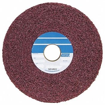 NORTON Convolute Wheel 6 in Dia 2 in W, 1PTC2