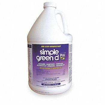 SIMPLE GREEN One-Step Disinfectant Unscented 1 gal, 1PTD9