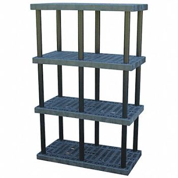 STRUCTURAL PLASTICS Plstc Shelf 24inx75inx48inShlfLdCp 340lb, 1PWY5