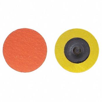 NORTON J0818 Quick-Change Sand Disc 2 in Dia TR PK25, 1PYH7