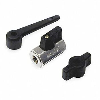 GRAINGER APPROVED Brass Ball Valve Inline FNPT 1/2 in, 1PZB1