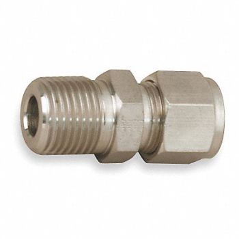 PARKER Straight Connector SS A-LOKxM 1/16In, 20YX73
